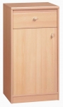 Поп Комод цвет: Ольха медовая kd1s-8-4 400х365х805