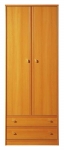 Поп Шкаф цвет: Ольха медовая kd2s-19-7 740х400х1985