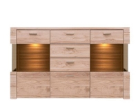 Рафло Витрина цвет: орех салев KOM 2W4S 10-16 (1600х455х965)