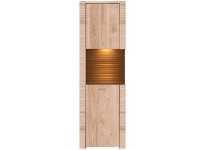 Рафло Витрина цвет: орех салев REG 1W 19-6 L (590х355х1920)