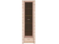 Рафло Витрина цвет: орех салев REG 1W1S 19-6 (590х355х1920)