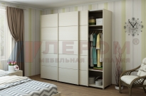 Шкаф-купе КП-132 (Дуб Беленый)