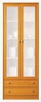 Поп Витрина цвет: Ольха медовая kw2s-19-7 МАТОВАЯ (740х400х1985)