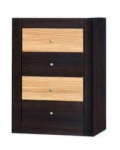 КАПРИ цвет венге магия/зебрано африканское Комод 4S-62 620х420х870